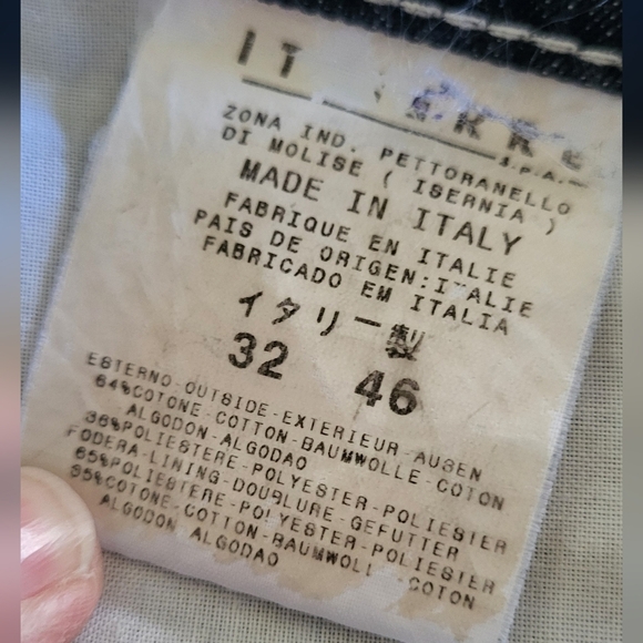 Versace Jeans Couture Straight Leg Pocket Indigo Jeans - Picture 7 of 12